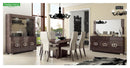 ESF Furniture Prestige Side Chair in Walnut (Set of 2)