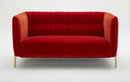 J&M Furniture Deco Loveseat in Pumpkin image