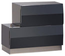 J&M Milan Nightstand Left in Black Lacquer image