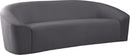 Riley Grey Velvet Sofa image