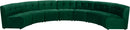 Limitless Green Velvet 7pc. Modular Sectional image