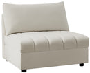Jacob Cream Velvet Armless image