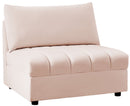 Jacob Pink Velvet Armless image