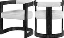 Regency White Faux Leather Dining Chair image