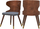 Sherwood Grey Linen Fabric Dining Chair image