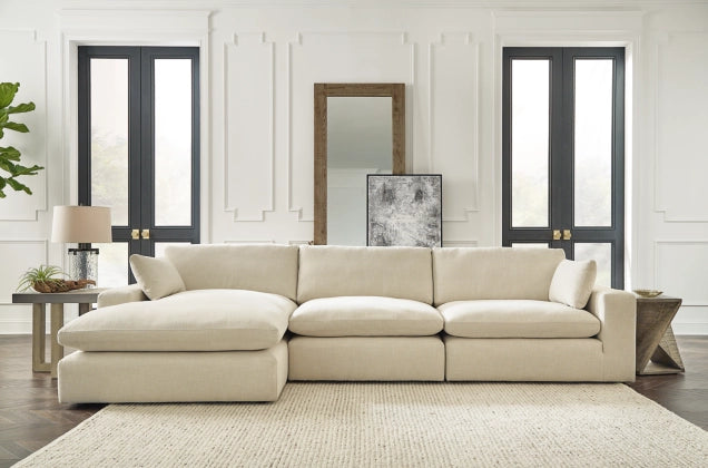 10006-16-46-65 3-Piece Sectional in Linen