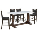 Aldrich 5 Pc Counter Height Dining Set