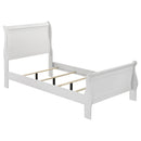 Louis Philippe Sleigh Panel Bed