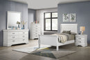 Louis Philippe Sleigh Panel Bed