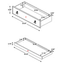 Bling Game Bedroom Set Metallic Platinum image