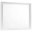 Barzini Rectangle Dresser Mirror White image