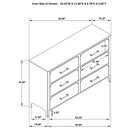 Anastasia 4 Pc Bedroom Set