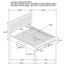 Soledad Panel Platform Storage Bed