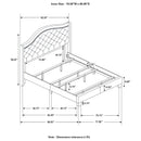 Sonoma Wingback Bed