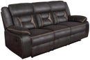 Greer Upholstered Tufted Back Motion Sofa image