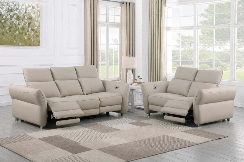 ATLANTA 2-Piece Beige Power Recliner