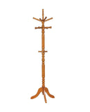 Achelle Coat Rack with 11 Hooks Golden Brown