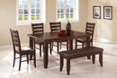 Dalila Rectangular Dining Table Cappuccino