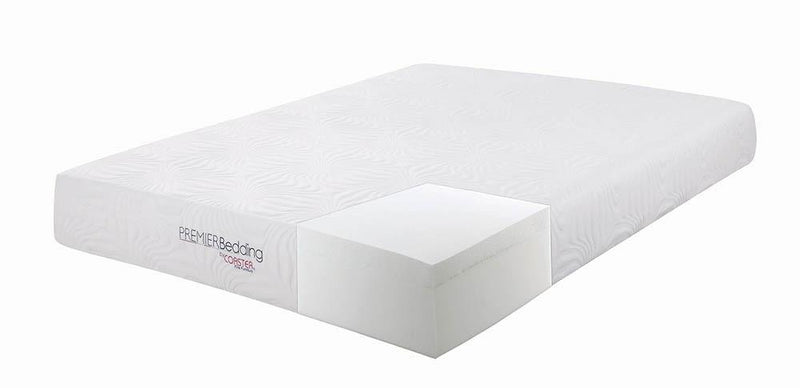 Key California King Memory Foam Mattress White