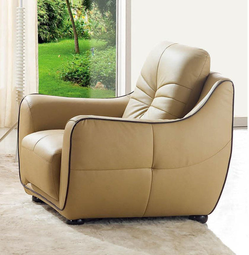 ESF Furniture 2088 Living Room Chair in Dark Cream