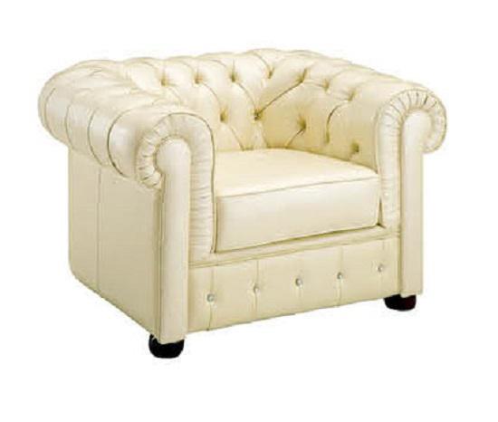 ESF Furniture 258 Living Room Chair in Ivory