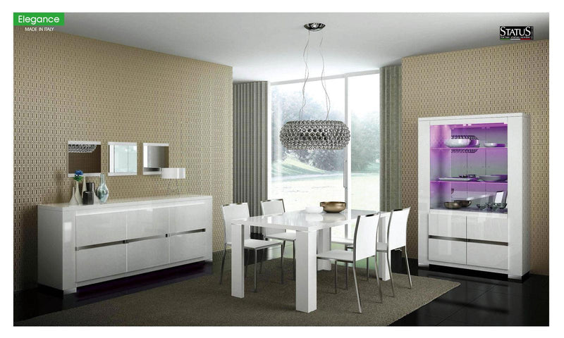 ESF Furniture Elegance 3 Door Buffet in White