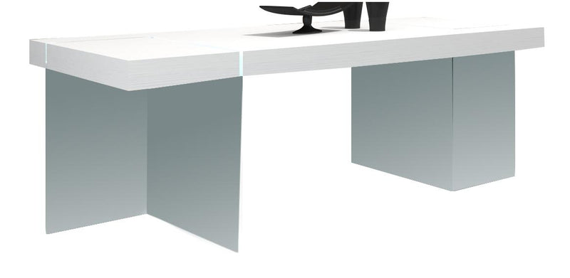 J&M Cloud Dining Table in White High Gloss image