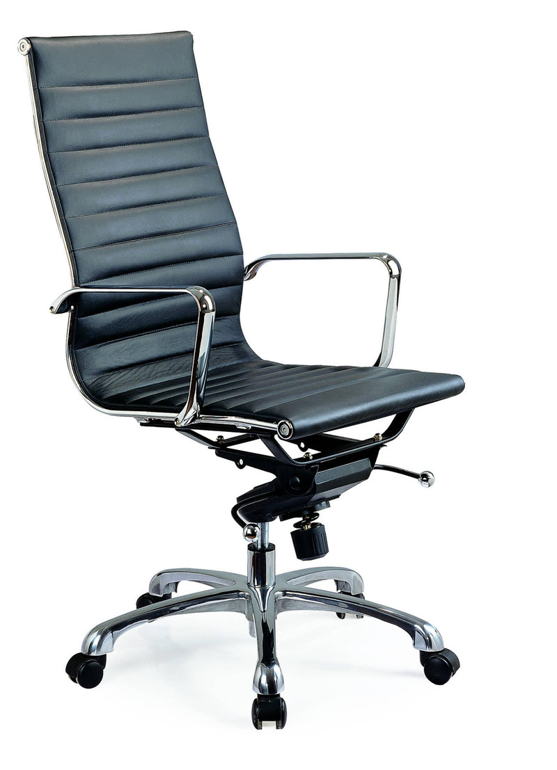 J&M Comfy High Back Black Office Chair image