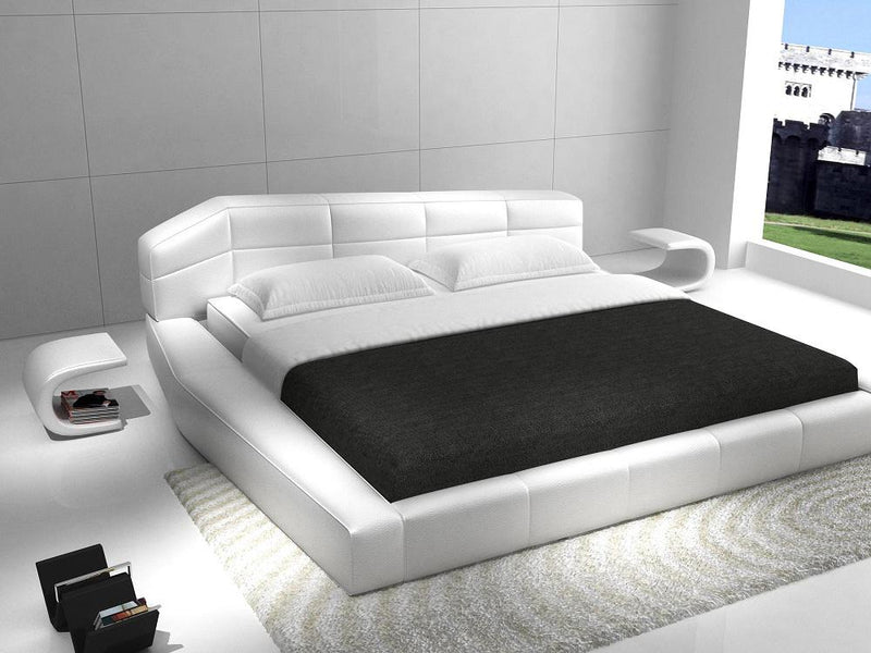 J&M Dream King Platform Bed in White image