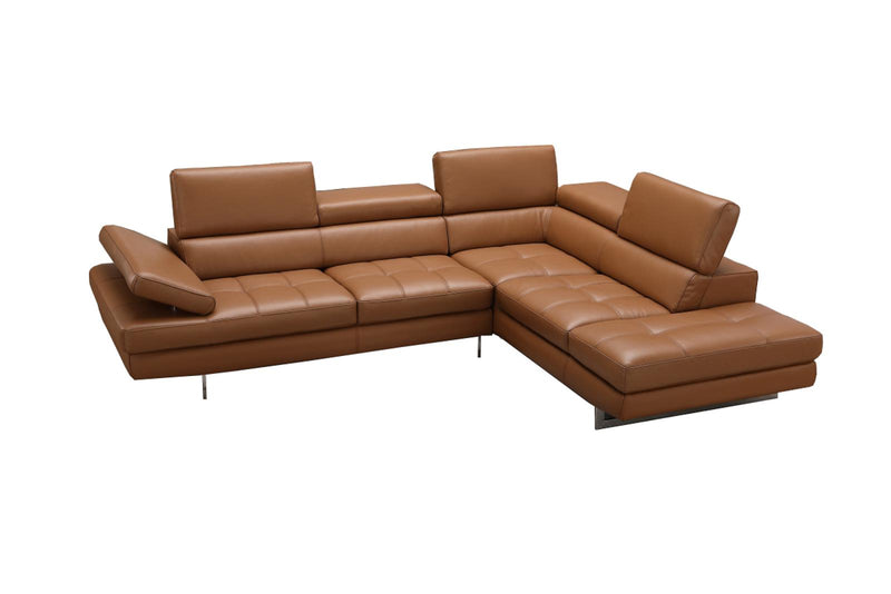 J&M Furniture A761 LHF Chaise Sectional in Caramel image