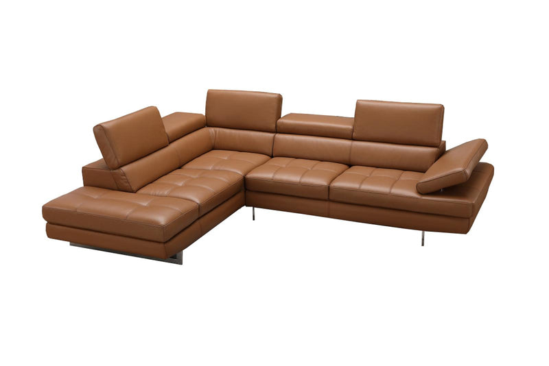 J&M Furniture A761 RHF Chaise Sectional in Caramel image