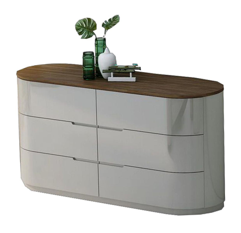 J&M Furniture Amsterdam Dresser in Light Grey image