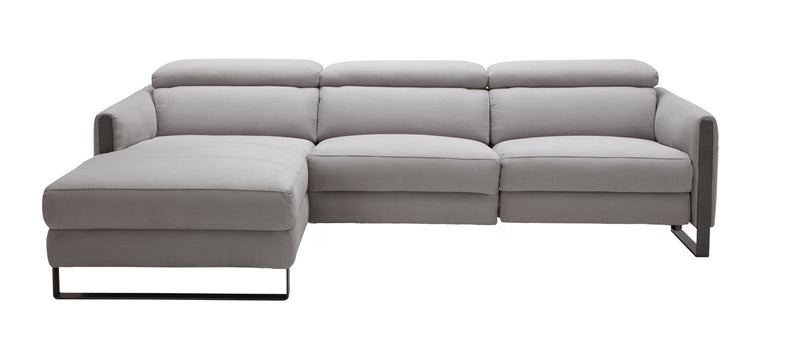 J&M Furniture Antonio in Left Hand Facing Chaise Sectional in Chalk image