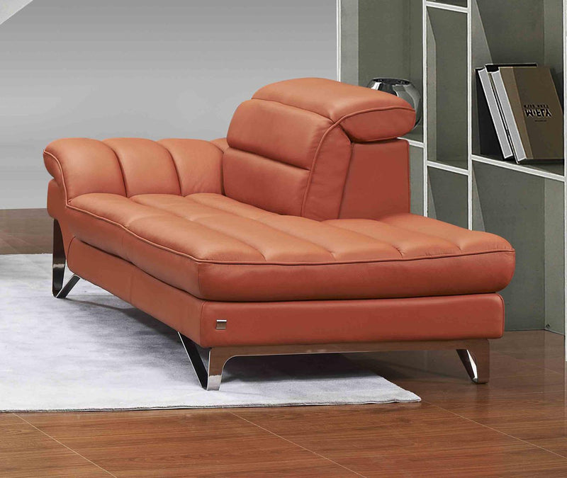 J&M Furniture Astro Lounger in Pumpkin image
