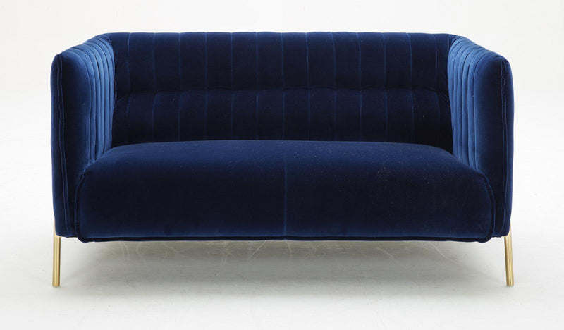 J&M Furniture Deco Loveseat in Blue image