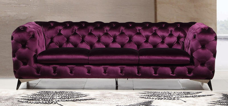 J&M Furniture Glitz Sofa in Purple image