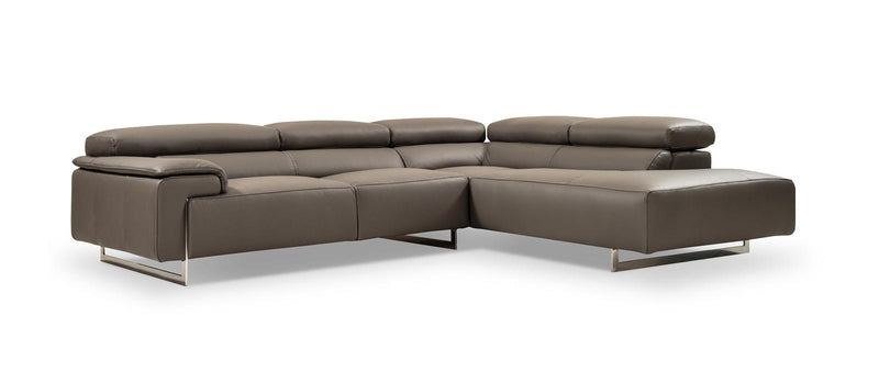 J&M Furniture I794 Right Hand Facing Chaise Sectional in Grey image