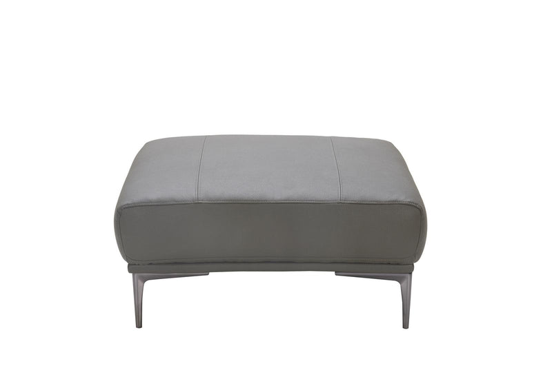 J&M Furniture Knight Ottoman in Grey image