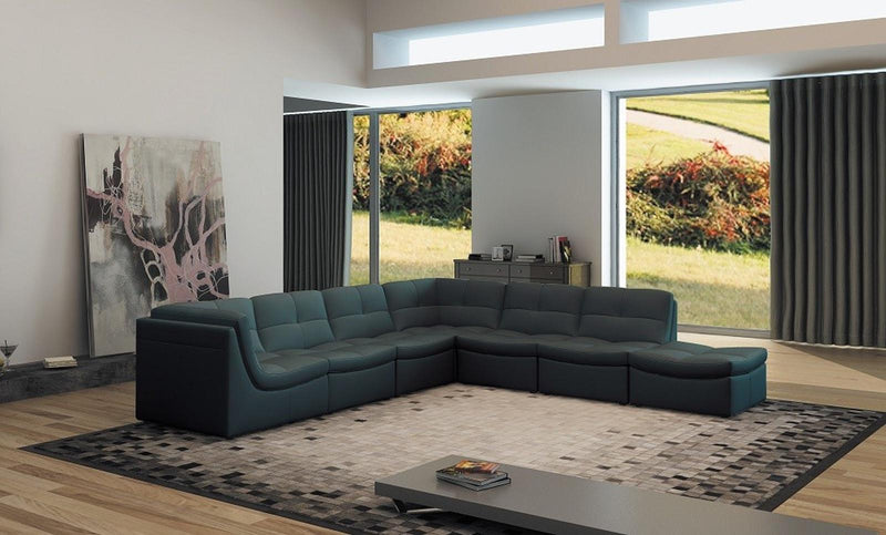 J&M Furniture Lego 7pc Living Room Set in Grey image