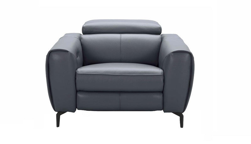 J&M Furniture Lorenzo Chair in Blue-Grey image