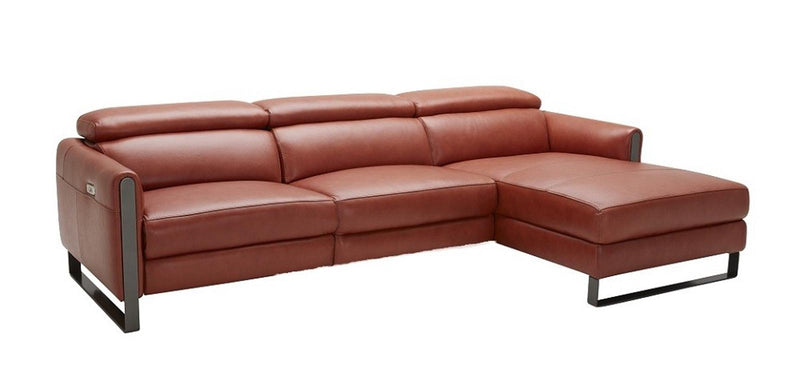 J&M Furniture Nina Right Hand Facing Chaise Sectional in Ochre image
