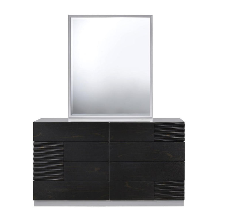 J&M Furniture Tribeca Dresser and Mirror in Black image