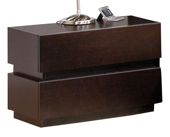 J&M Knotch 2-Drawer Nightstand in Expresso image