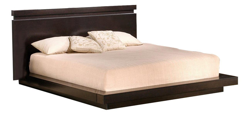 J&M Knotch King Panel Bed in Expresso image