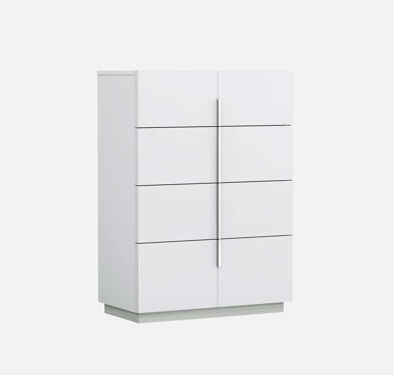 J&M Oslo 5 Drawer Chest in White image