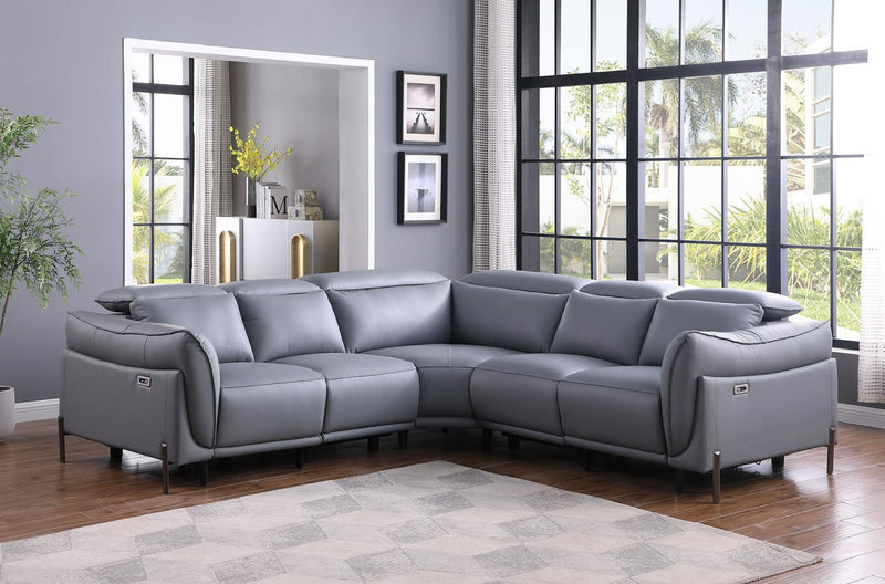 NASHVILLE 5-Piece Sectional Gray