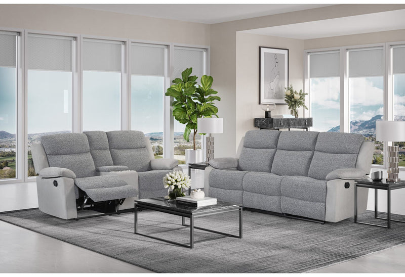 U6027-GREY 2-Piece Living Room Set