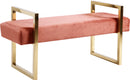 Olivia Pink Velvet Bench image