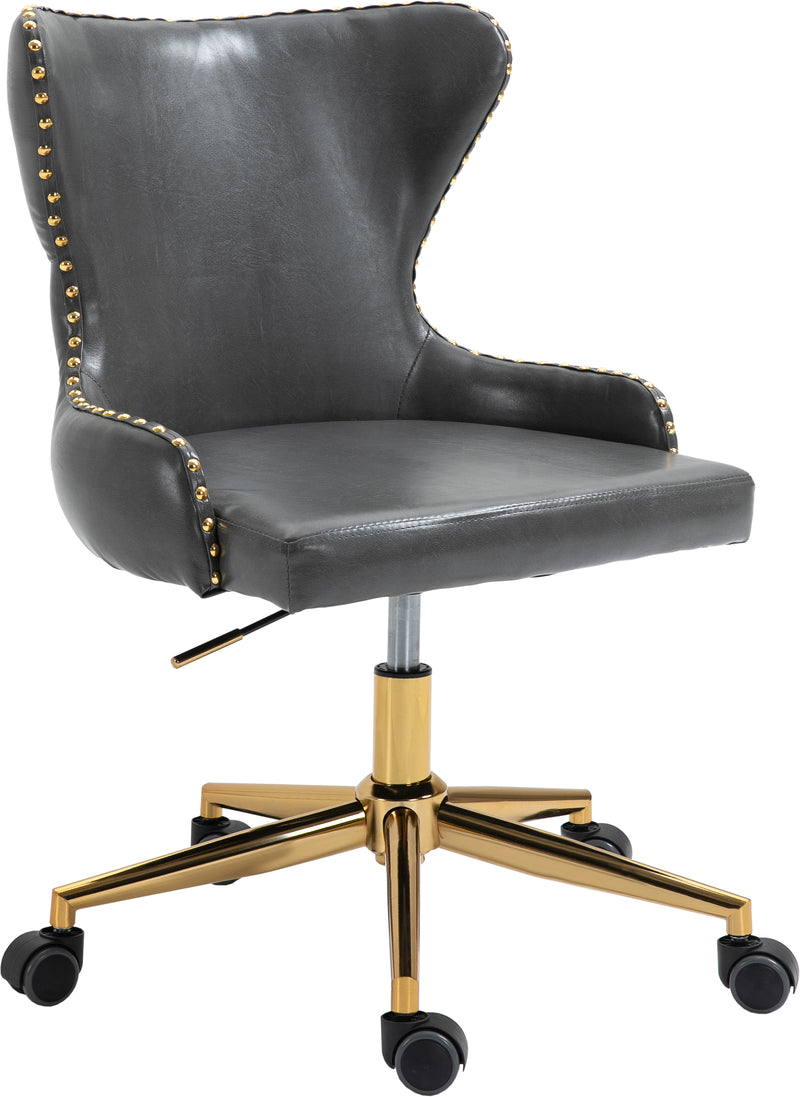 Hendrix Grey Faux Leather Office Chair image