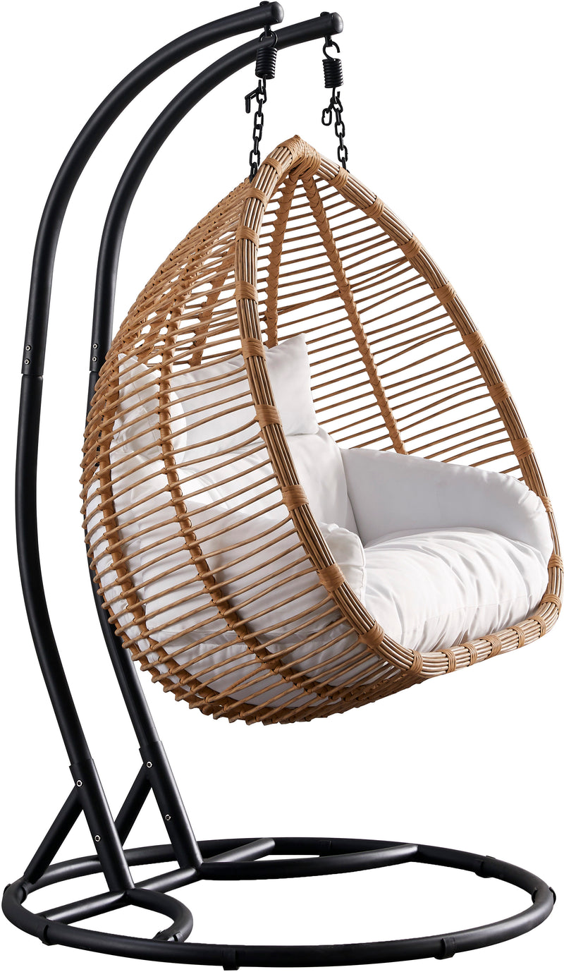 Tarzan Natural Color Outdoor Patio Double Swing Chair image
